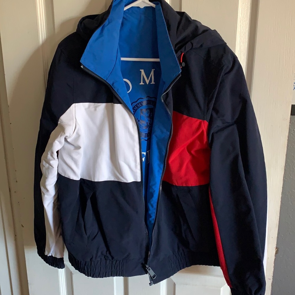 Reversible tommy jacket